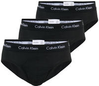 Calvin Klein 3P Cotton Stretch Hip Brief Wei&szlig;/Schwarz Baumwolle X-Large Herren