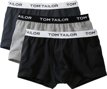 Tom Tailor 3-Pack Boxershorts anthra melange black (70162-0010_9300)
