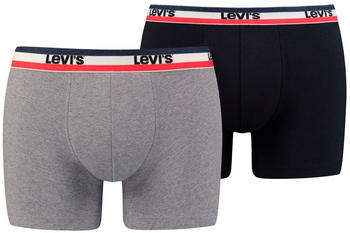 Levi's 2-Pack Logo Boxershorts grey (905005001-006)