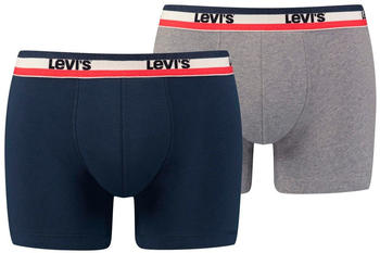 Levi's 2-Pack Logo Boxershorts dress blues (905005001-198)