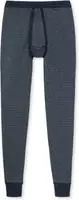 Schiesser Lange Unterhosen Classic Daywear Long Underpants With Fly Dunkelblau