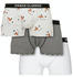 Urban Classics Boxer Shorts 3-pack (TB3842-02767-0037) snowman face aop+wht/blk+wht