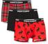 Urban Classics Boxer Shorts 3-pack (TB3839-02762-0037) red plaid aop+moose aop+blk
