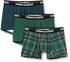Urban Classics Boxer Shorts 3-pack (TB3841-02775-0037) dgrn plaidaop+btlgrn/dblu+dgrn