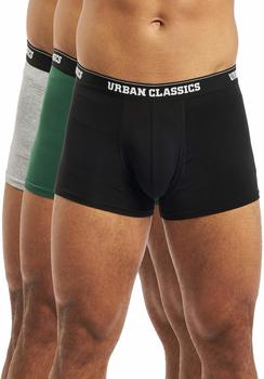 Urban Classics Boxer Shorts 3-pack (TB3708-02671-0037) grey/darkgreen/black