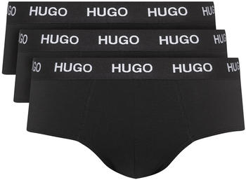 Hugo 3-Pack Slips aus Stretch-Jersey mit Logo am Bund (50439265) schwarz