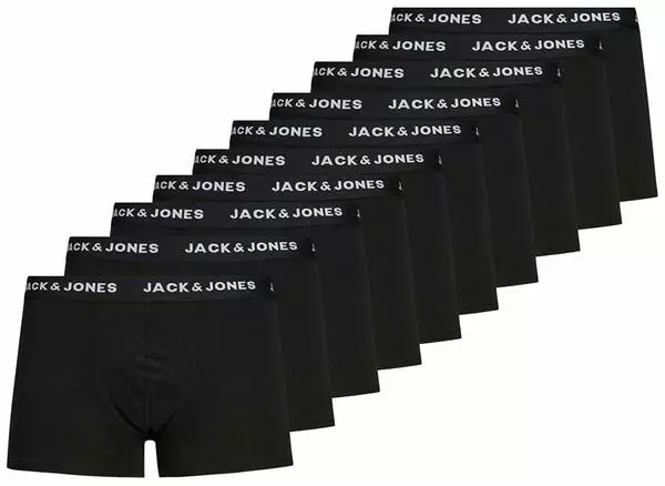 Jack & Jones Jacsolid Trunks 10 Packs (12189937) black