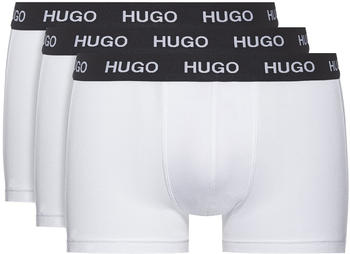Hugo 3-Pack Boxershorts aus Stretch-Jersey mit Logo am Bund (50435463) weiß