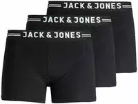 Jack & Jones Boxer "Sense Trunks" Packung, 3er-Pack, 3 Stk. Baumwollmischung,
