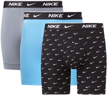 Nike 3-Pack Everyday Brief (KE1007) swoosh print/cool grey/university blue