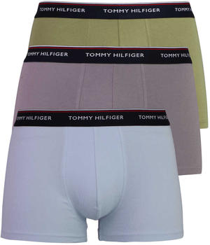 Tommy Hilfiger 3er-Pack Stretch Cotton Trunks olive/sublunar/keepsake blue (1U87903842-0TW)