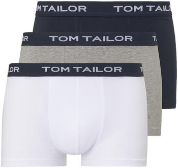 Tom Tailor 3-Pack Boxershorts (70162- 0010-U118) white-light-multicolor