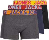 Jack & Jones Boxer "JACCRAZY im Dreierpack mit kontrastfarbenem Bund und