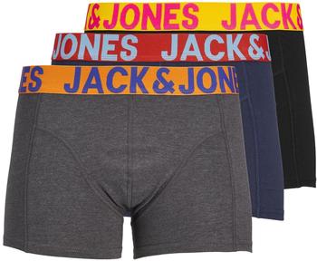 Jack & Jones 3-Pack Jaccrazy Solid Trunks Noos (12151349) black