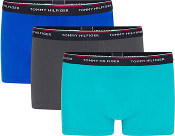 Tommy Hilfiger 3er-Pack Stretch Cotton Trunks aquatic teal/dark ash/electric blue (1U87903842-0SQ)