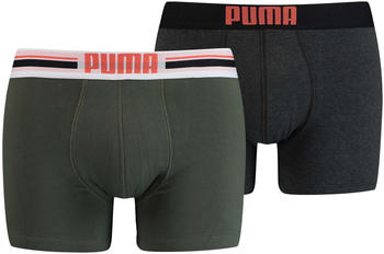 Puma 2-Pack Placed Logo Boxershorts (651003001-002)
