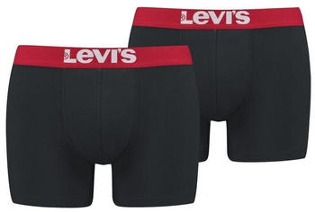 Levi's 2-Pack Solid Basic Boxer (905001001-200) black