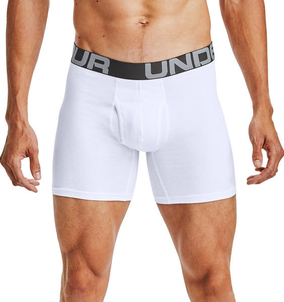 Under Armour Charged Cotton Boxerjock (15 cm) 3-Pack white