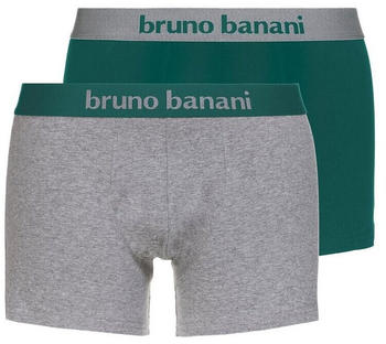 Bruno Banani Trunks grey melange/jade (2203-1388-4102)