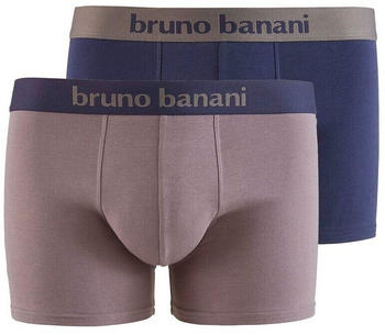 Bruno Banani Trunks mid grey/shadow blue (2203-1388-4218)
