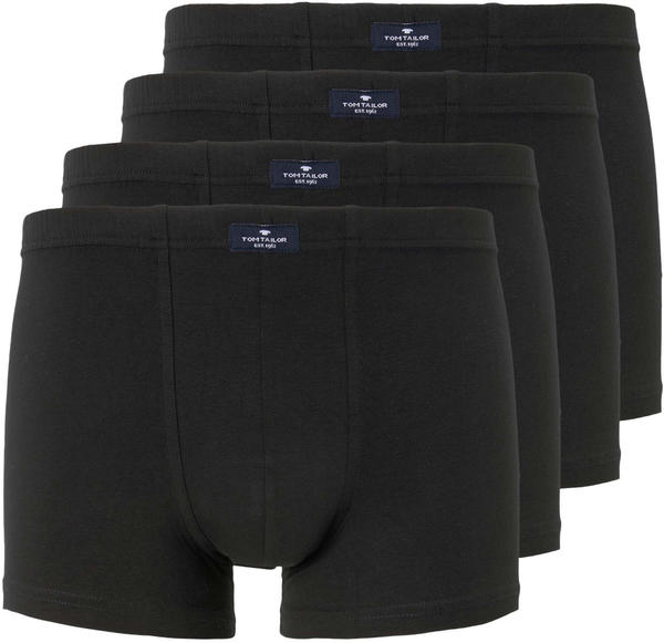Tom Tailor 4-Pack Boxershorts (70605 -0010) black-dark-solid