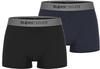 Super Natural Boxer Base Double Pack black