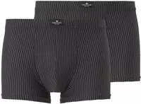 TOM TAILOR Boxershorts "Alaska" Packung, 2er Pack, bequem, weich, eng,