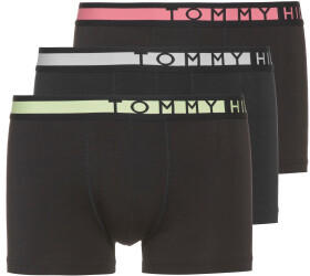 Tommy Hilfiger 3-Pack Statement Waistband Trunks hamptons pink/iced aloe/luminous (UM0UM01234-0S5)