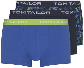 Tom Tailor 3-Pack Boxershorts (70162-0010) blue-medium-allover