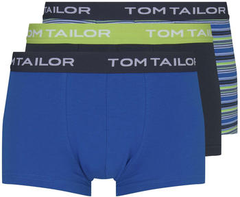 Tom Tailor 3-Pack Boxershorts (70162 0010) green-medium-horizontal stripe
