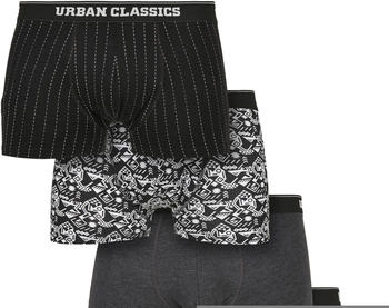 Urban Classics Organic Boxer Shorts 5-pack (TB4417-03157-0039) p.str.aop+d.aop+chr+chry+tr.gr