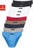 H.I.S Jeans 10-Pack Minislip Unifarben rot/blau/marine/khaki/grau-meliert/schwarz/weiß
