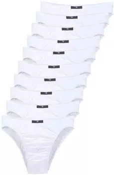 H.I.S Jeans 10-Pack Slip Unifarben (378895) wei&szlig;