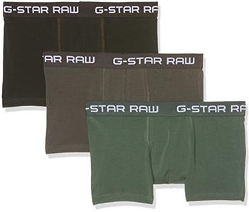 G-Star Classic Trunk Color 3-Pack grey/asfalt/bright jungle (D05095-2058-8529)