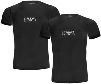 Emporio Armani 2-Pack T-Shirt schwarz (111267-CC715-07320)