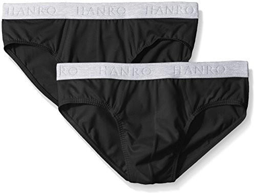 Hanro Slips 2-Pack Cotton Essentials black (073075-0019)