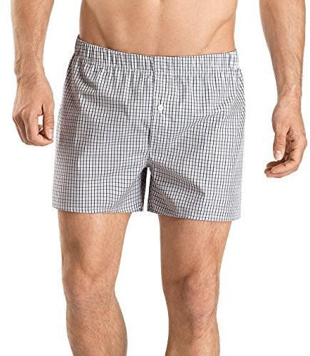 Hanro Boxer Fancy Woven (074013) shaded check