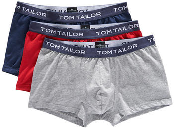Tom Tailor 3-Pack Boxershorts red-medium-solid (70162-0010-420)