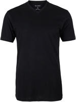 OLYMP T-Shirt "Casual" Packung, 2er, 2 Stk. mit Ton-in-Ton Logostickerei am...
