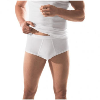 ESGE Bodywear Slip Malibu Doppelripp 3er-Pack weiß (25001420)