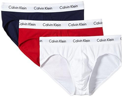 Calvin Klein 3er-Pack Hüft-Slips -Cotton Stretch (U2661G-I03)