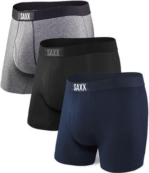 Saxx Brief Fly 3 Pack grey