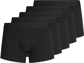 Jack & Jones Jactone in tone trunks 5 pack (12176266) black