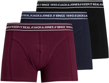Jack & Jones Jactext trunks 3 pack (12176662) black