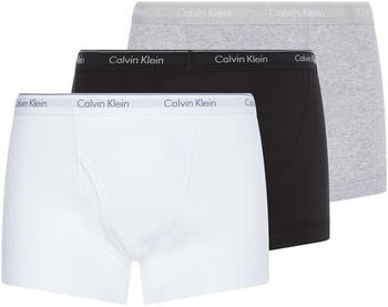Calvin Klein Boxershorts 3-Pack black/White/Grey Heather (000NB1893A-MP1)