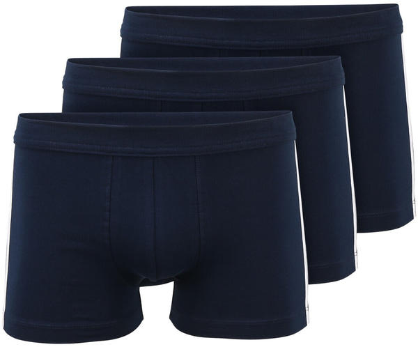 Schiesser 3-Pack Organic Cotton Shorts (173816-803) blue