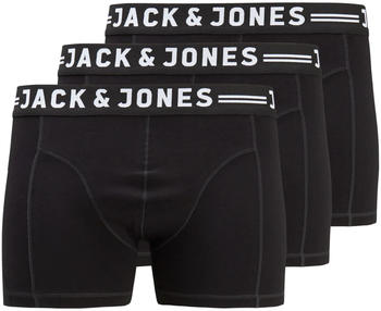 Jack & Jones Jacsense trunks 3-pack noos ps (12147591) black