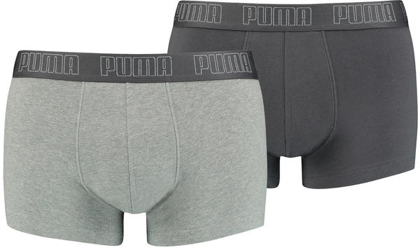 Puma 2-Pack Boxershorts dark grey melange (100000884-008)