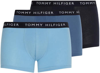 Tommy Hilfiger 3-Pack Essential Logo Waistband Trunks (UM0UM02203-0XG) iron blue