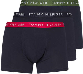 Tommy Hilfiger 3-Pack Essential Trunks (UM0UM02324-0XI) blazer red/desert sk/ golfway green